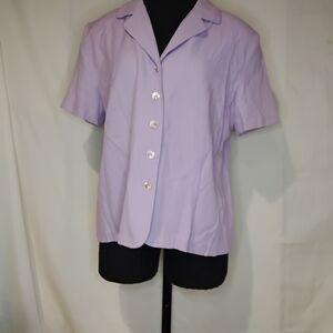 AGB Lavender Blazer Top
